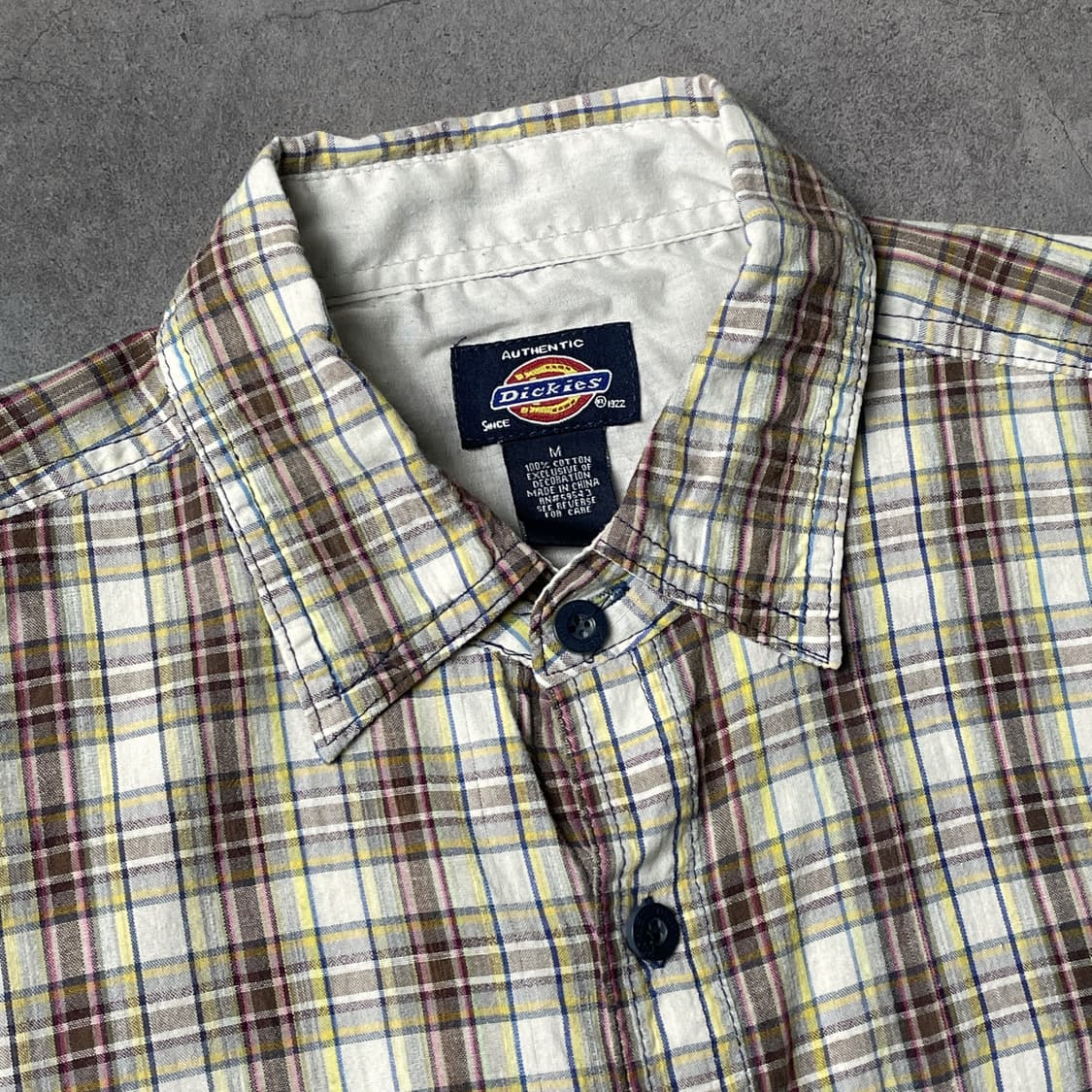 DICKIES 디키즈 빈티지 체크 반팔 워크셔츠 A01117 상품이미지2
