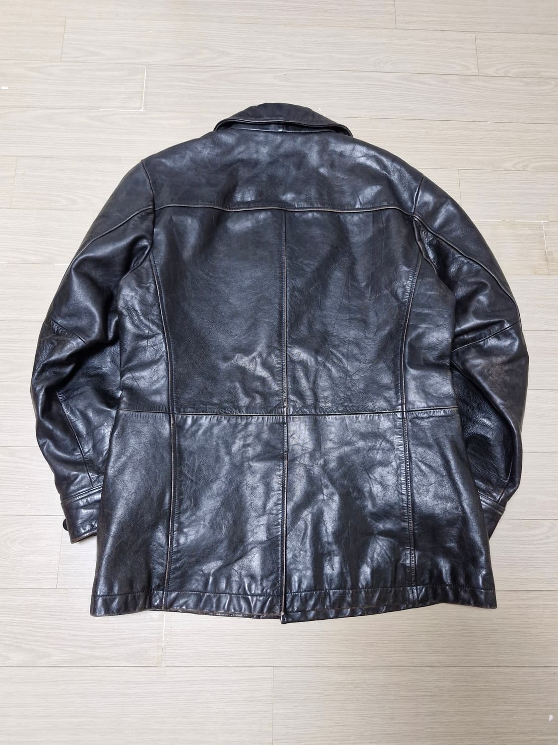 [L] 90s GAP 갭 소가죽 카코트 상품이미지2