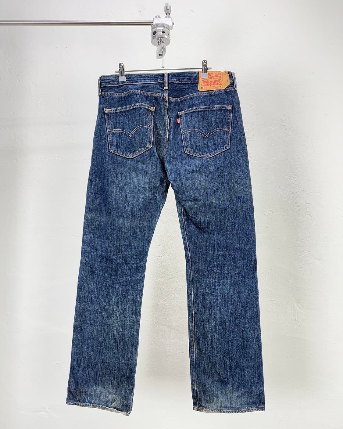 리바이스 501 오리지널 버튼 플라이 워싱 데님 팬츠 상품이미지1