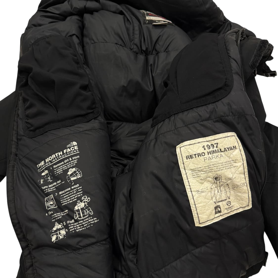 노스페이스 히말라야 고어텍스 패딩 파카 블랙 XL 105 상품이미지4