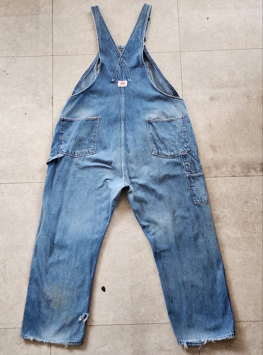 라운드하우스 데님 오버롤 상품이미지3