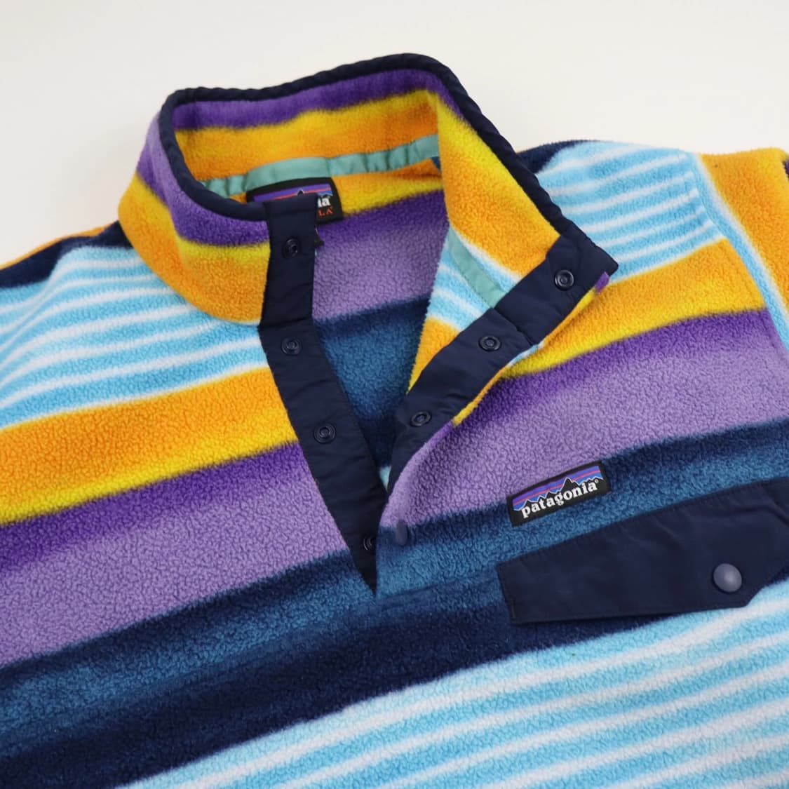 15SS 파타고니아 신칠라 스냅-T 페인티드 피츠 스트라이프 상품이미지2