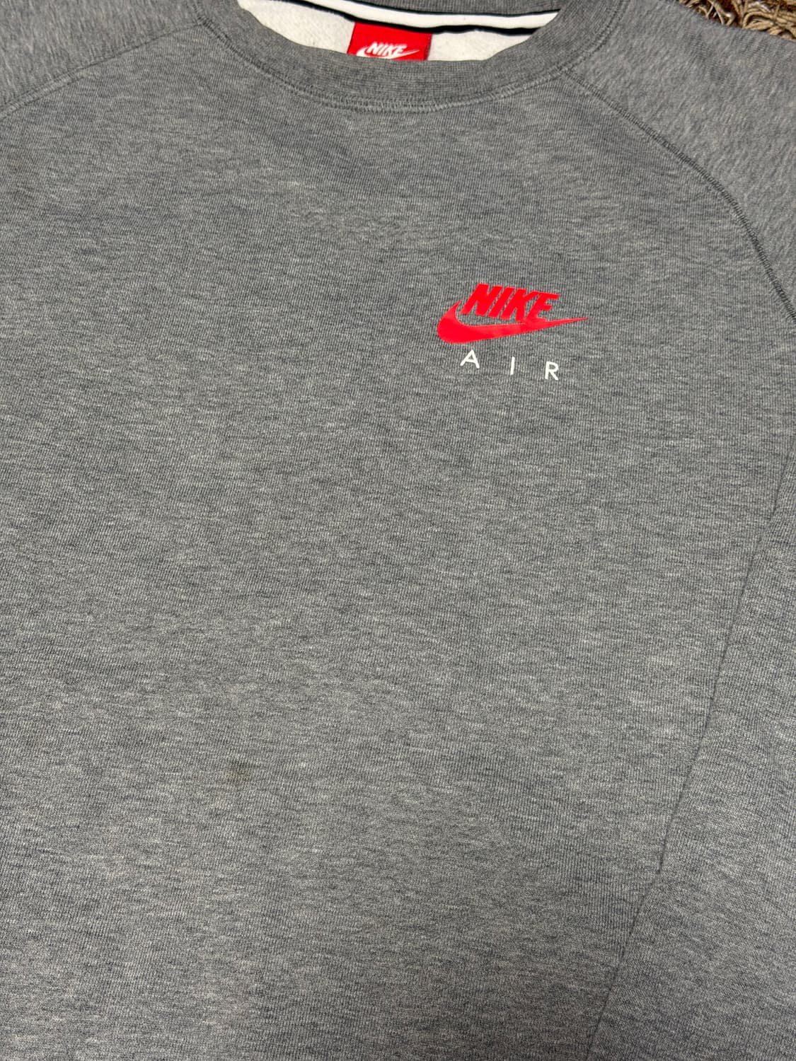 나이키 에어 그레이 맨투맨 티셔츠 상품이미지6