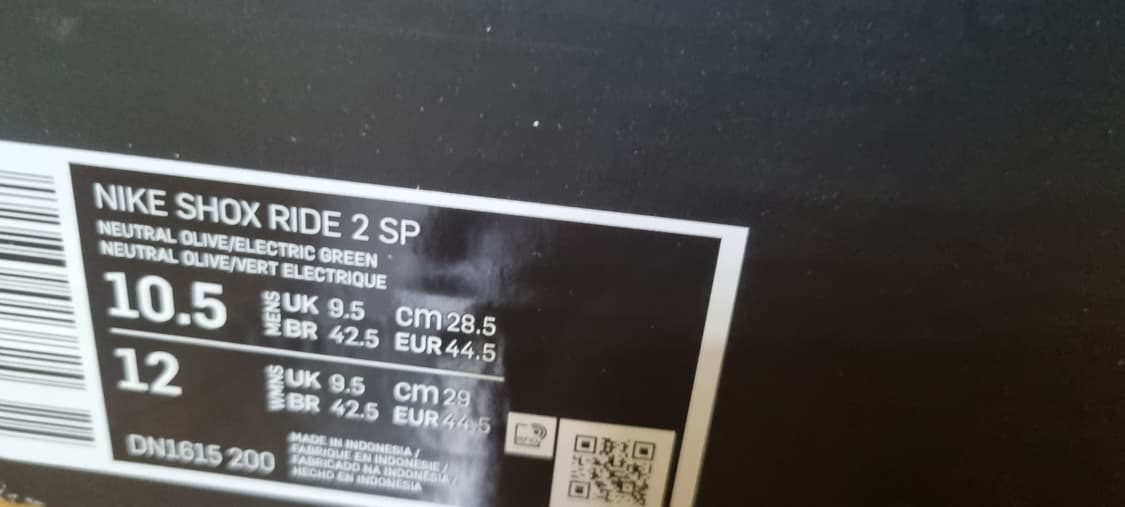 나이키 슈프림 샥스 라이디 2 sp 뉴트럴 올리브 285 상품이미지10