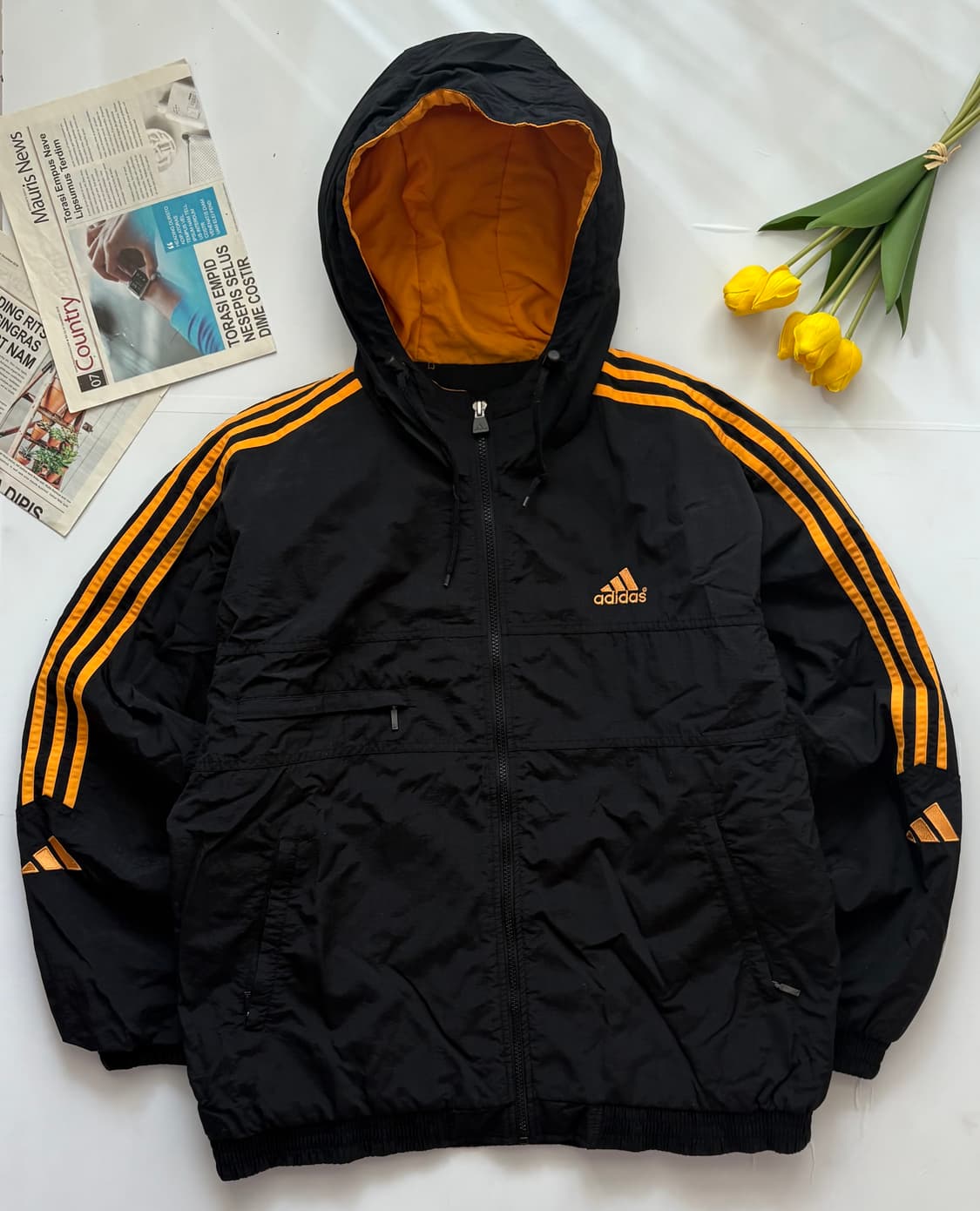 adidas 아디다스 빈티지 오버핏 누빔 점퍼 상품이미지2