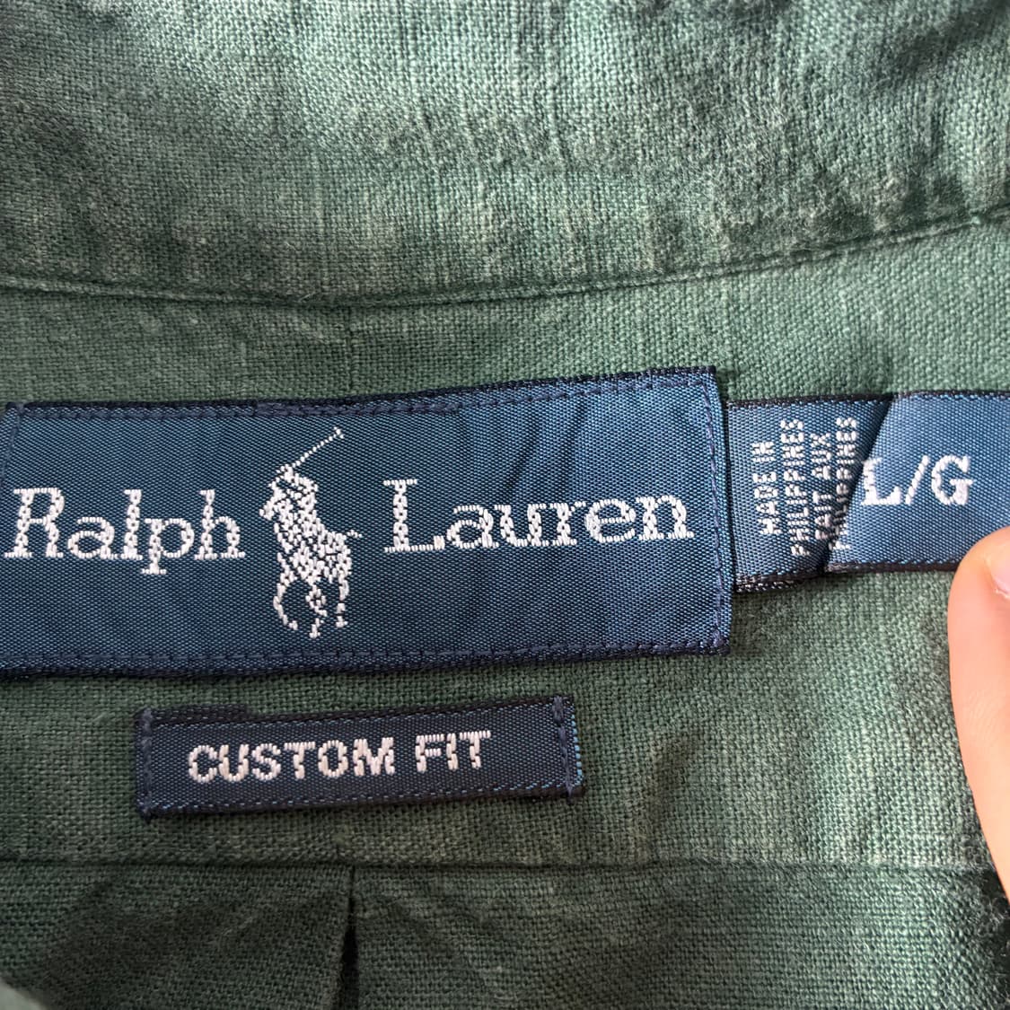 Polo 폴로 랄프로렌 그린 옥스포드 셔츠 상품이미지4