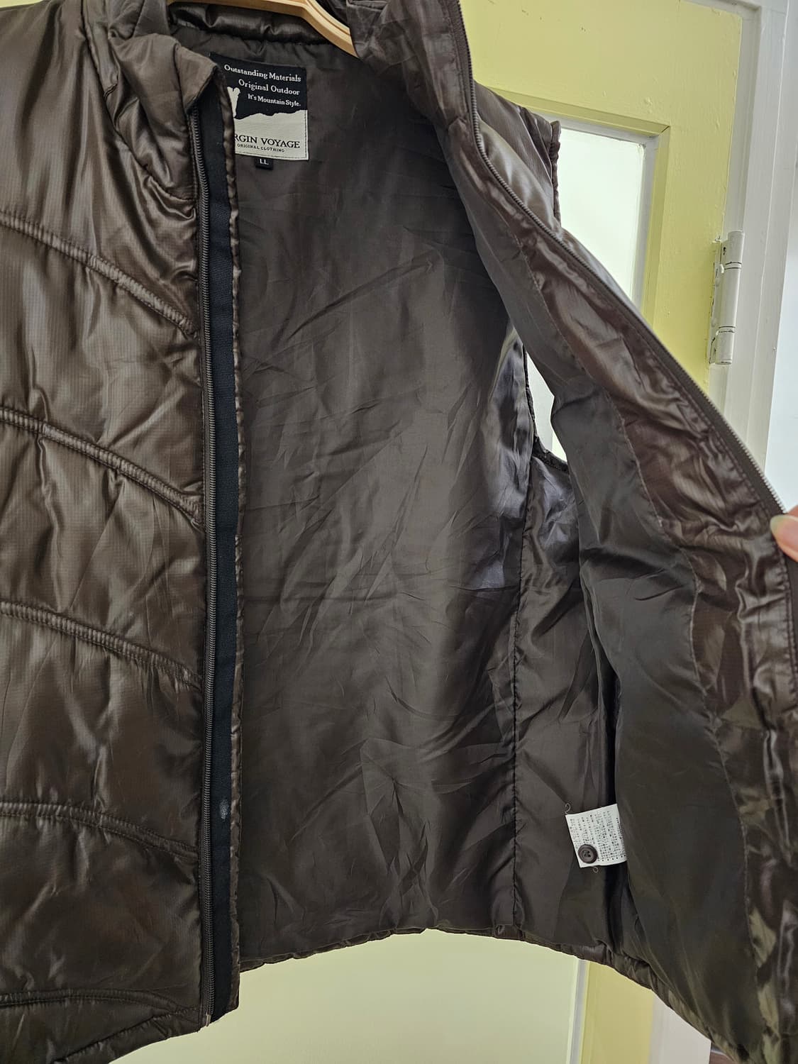 Japan original outdoor 초코브라운 패딩조끼 상품이미지6