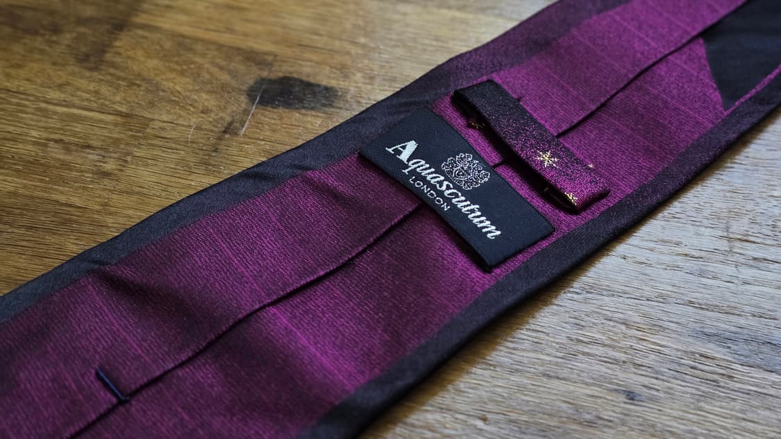 아쿠아스큐텀 빈티지 넥타이 상품이미지2