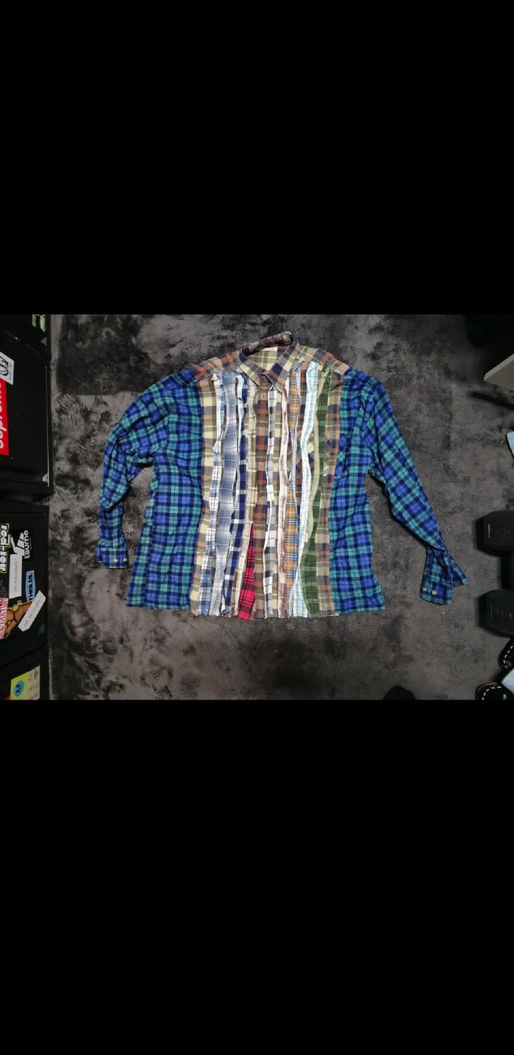 [OS] 리빌드 바이 니들스  패치워크 셔츠 상품이미지1