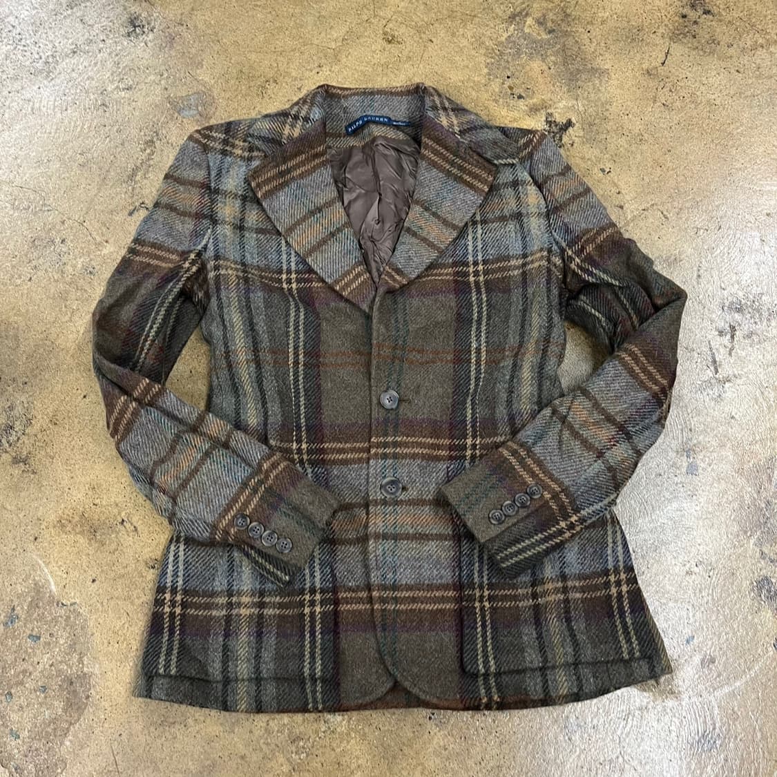 [정품/4] 폴로 랄프로렌 체크 울 자켓 b18 상품이미지2