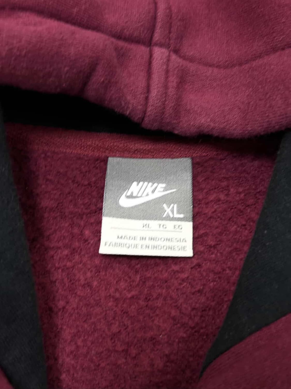 나이키 스우시 버건디 후드 상품이미지8