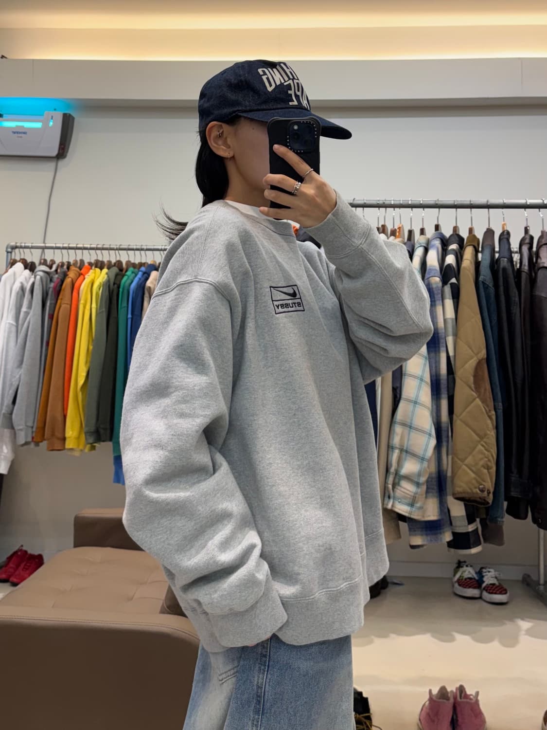 나이키 스투시 자수 맨투맨 상품이미지7