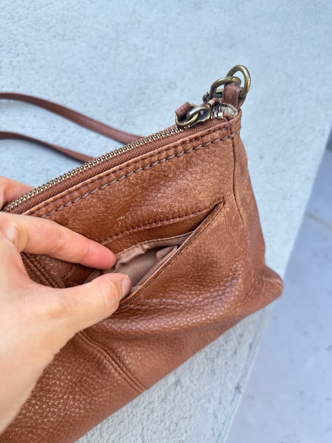 Vintage the sak brown shoulder bag  상품이미지9