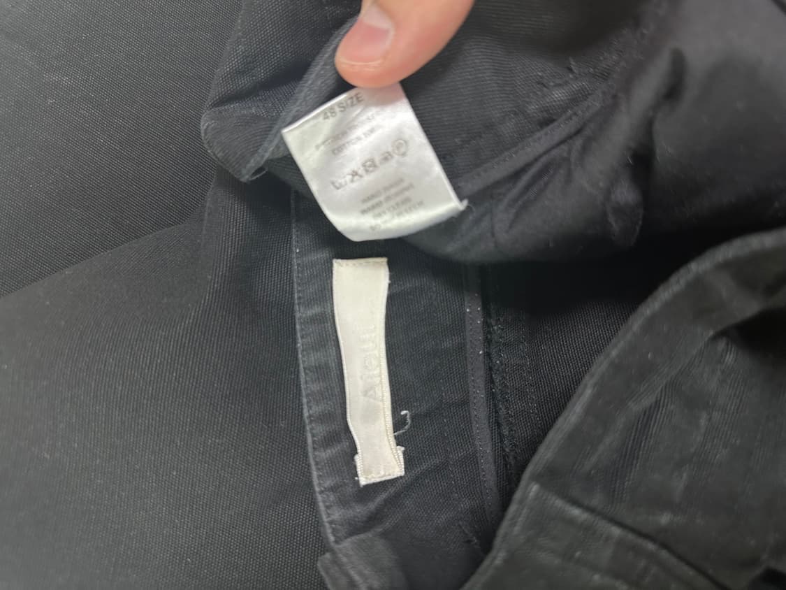 48사이즈) aieul p-스티치 트라우저 블랙 상품이미지4