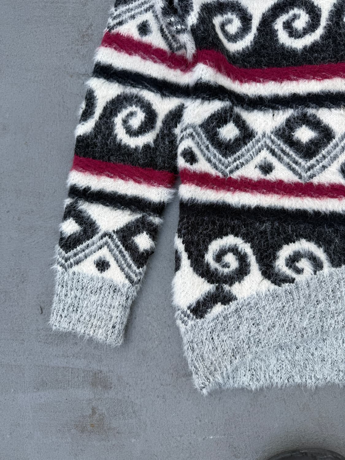 에고이스트 패턴 니트 상품이미지3