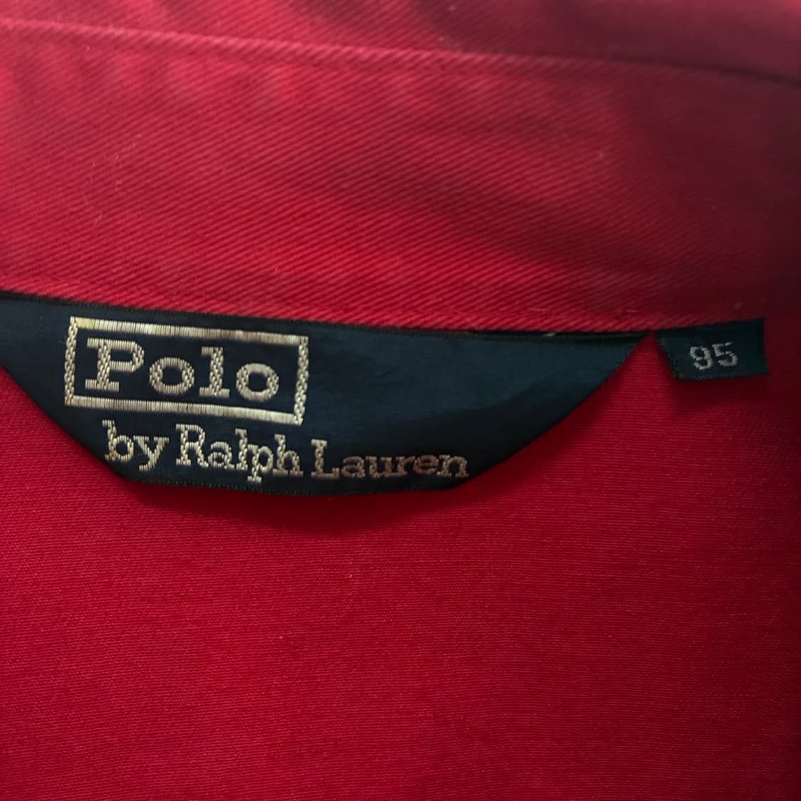 Polo  폴로 랄프로렌 90,s 레드 해링턴 자켓 상품이미지5