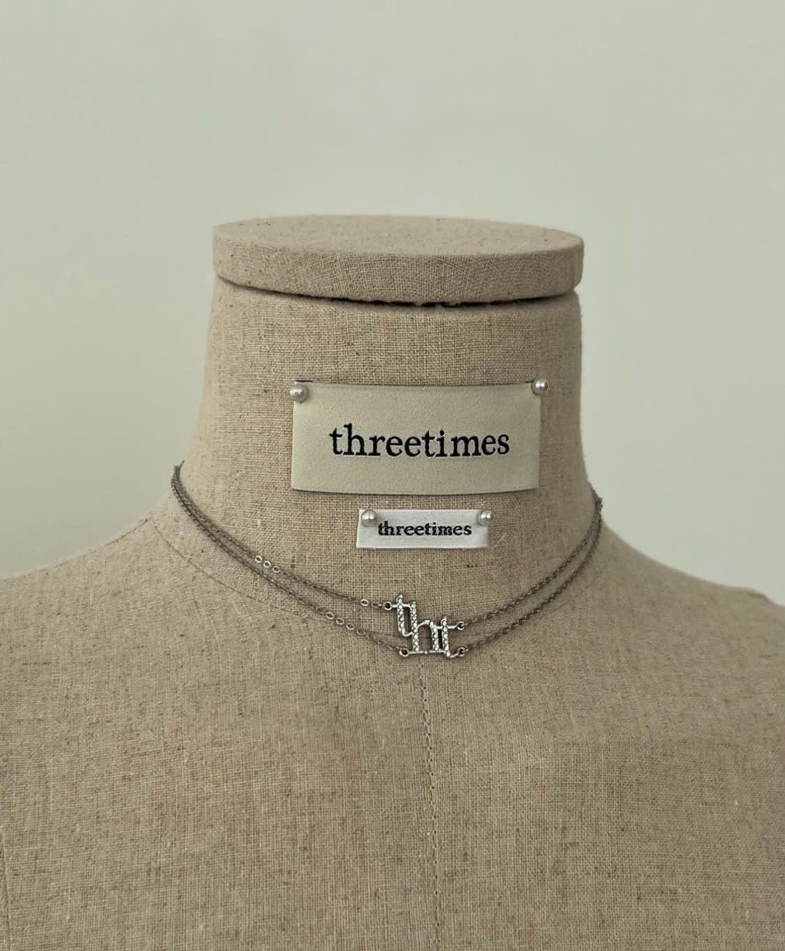 쓰리타임즈 초커 목걸이 상품이미지5