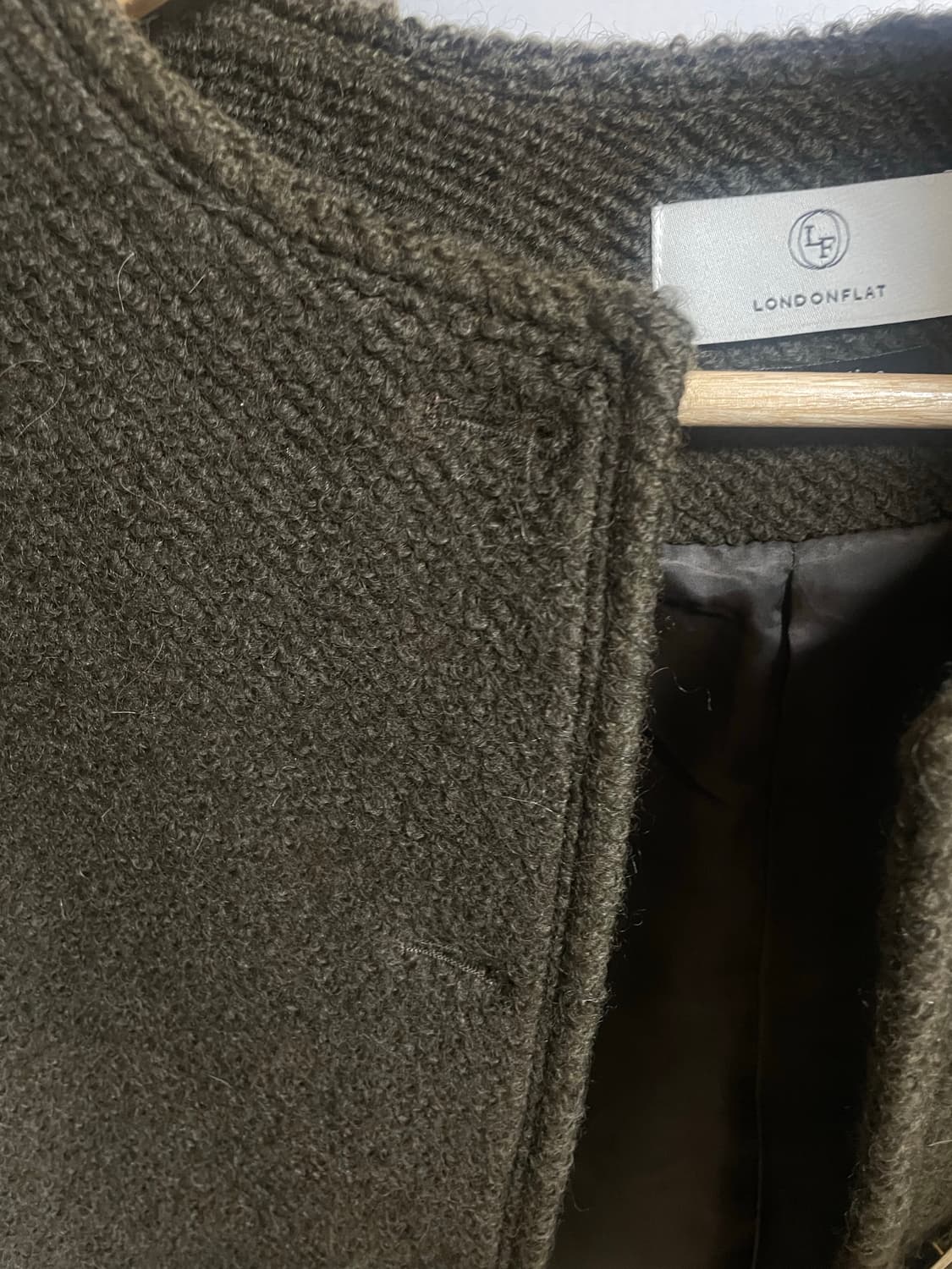 런던플랏 앙고라 트위드 자켓 brown 상품이미지3