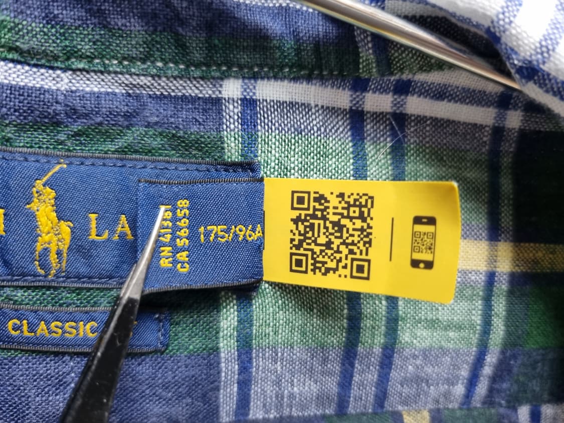 남성 QR 폴로 랄프로렌 POLO 린넨 마 긴팔 남방 셔츠 상품이미지10