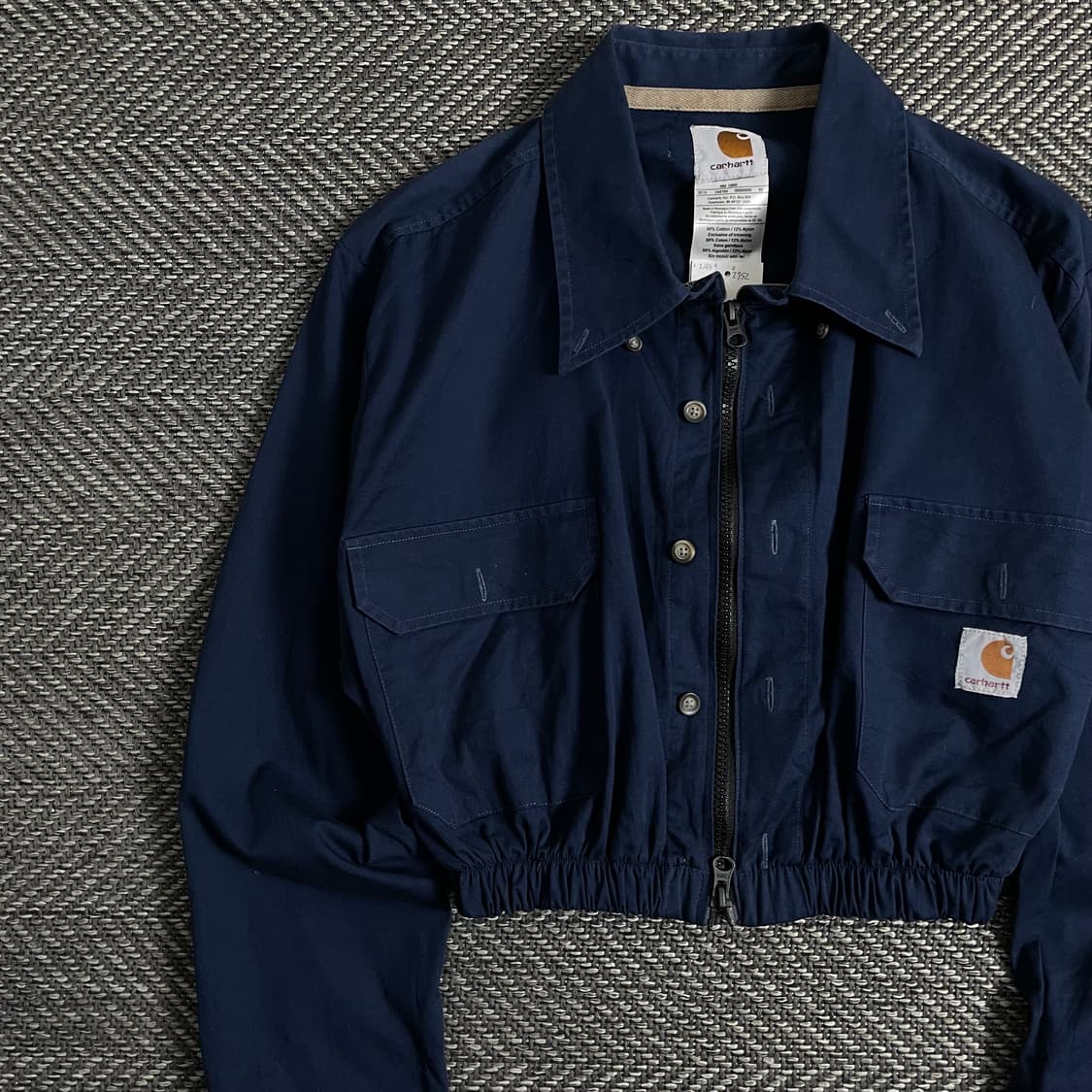 칼하트 크롭 리메이크 투웨이 셔츠 자켓o 2999 상품이미지3