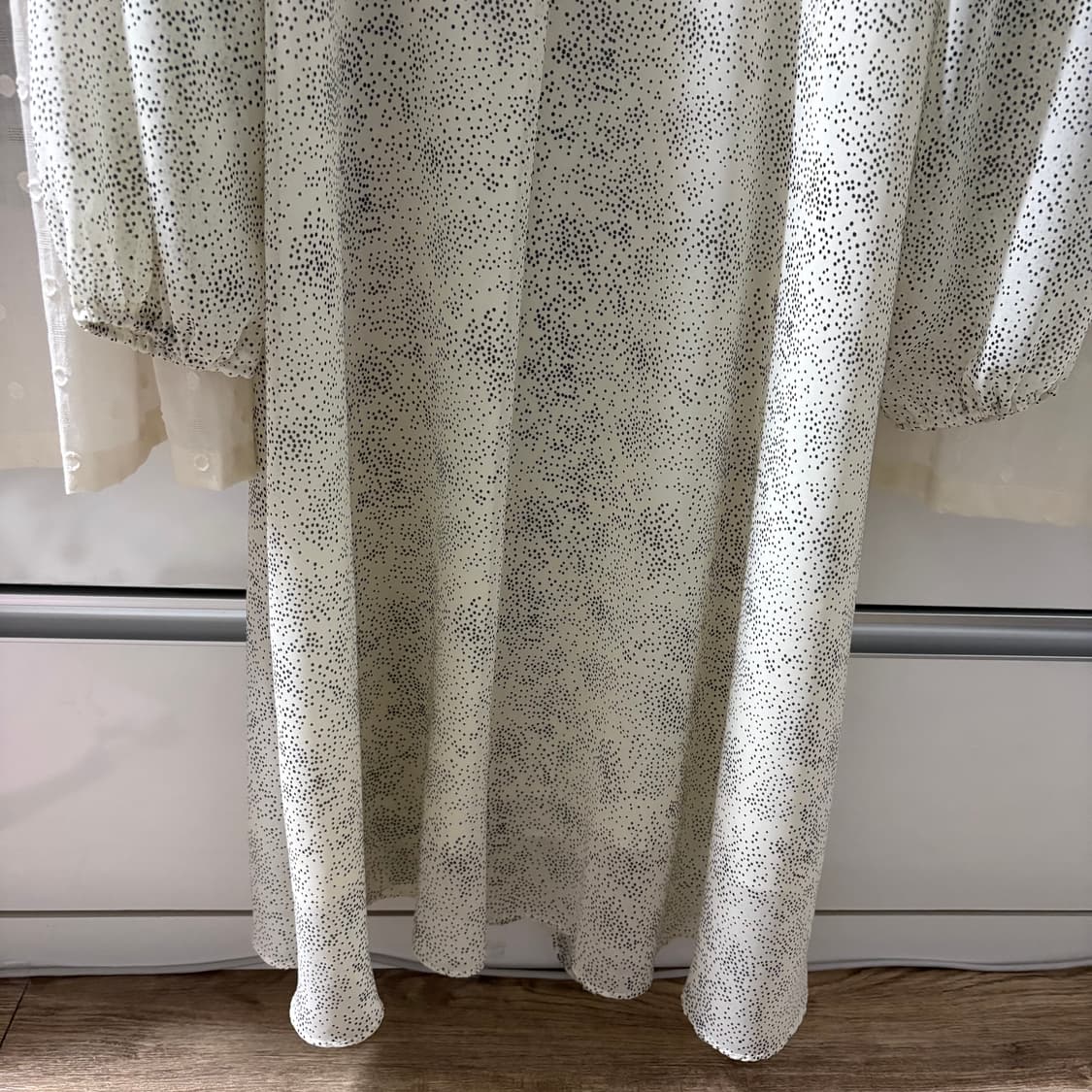 빈티지 도트 롱원피스 상품이미지2
