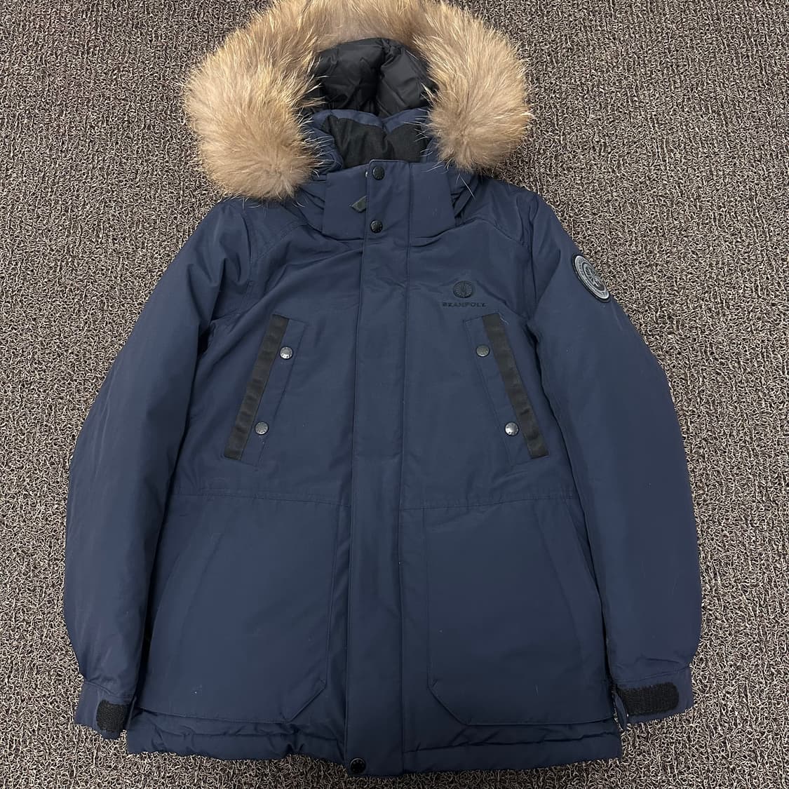 빈폴 공용 덕다운 패딩 점퍼 네이비 90(S) 상품이미지1