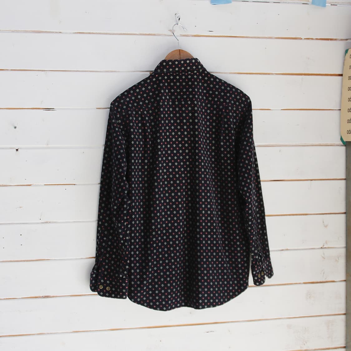 (착용컷) YUMI KATSURA 패턴 코듀로이 셔츠 (남성용 98) 상품이미지2