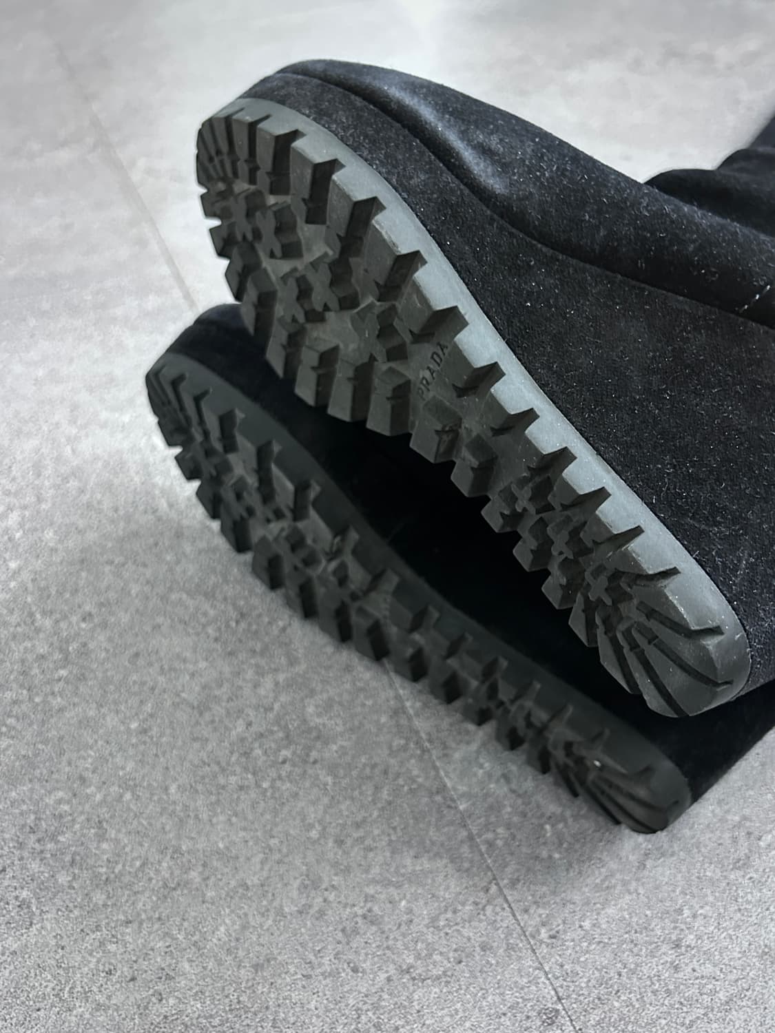 프라다 스웨이드 버클 웨지 롱 부츠 상품이미지7