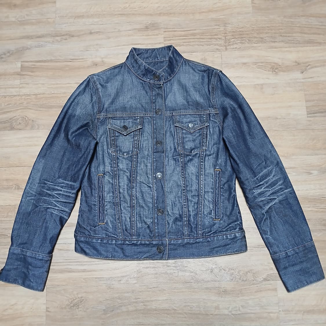 GAP 갭 데님 우먼 스냅버튼 청자켓 상품이미지2