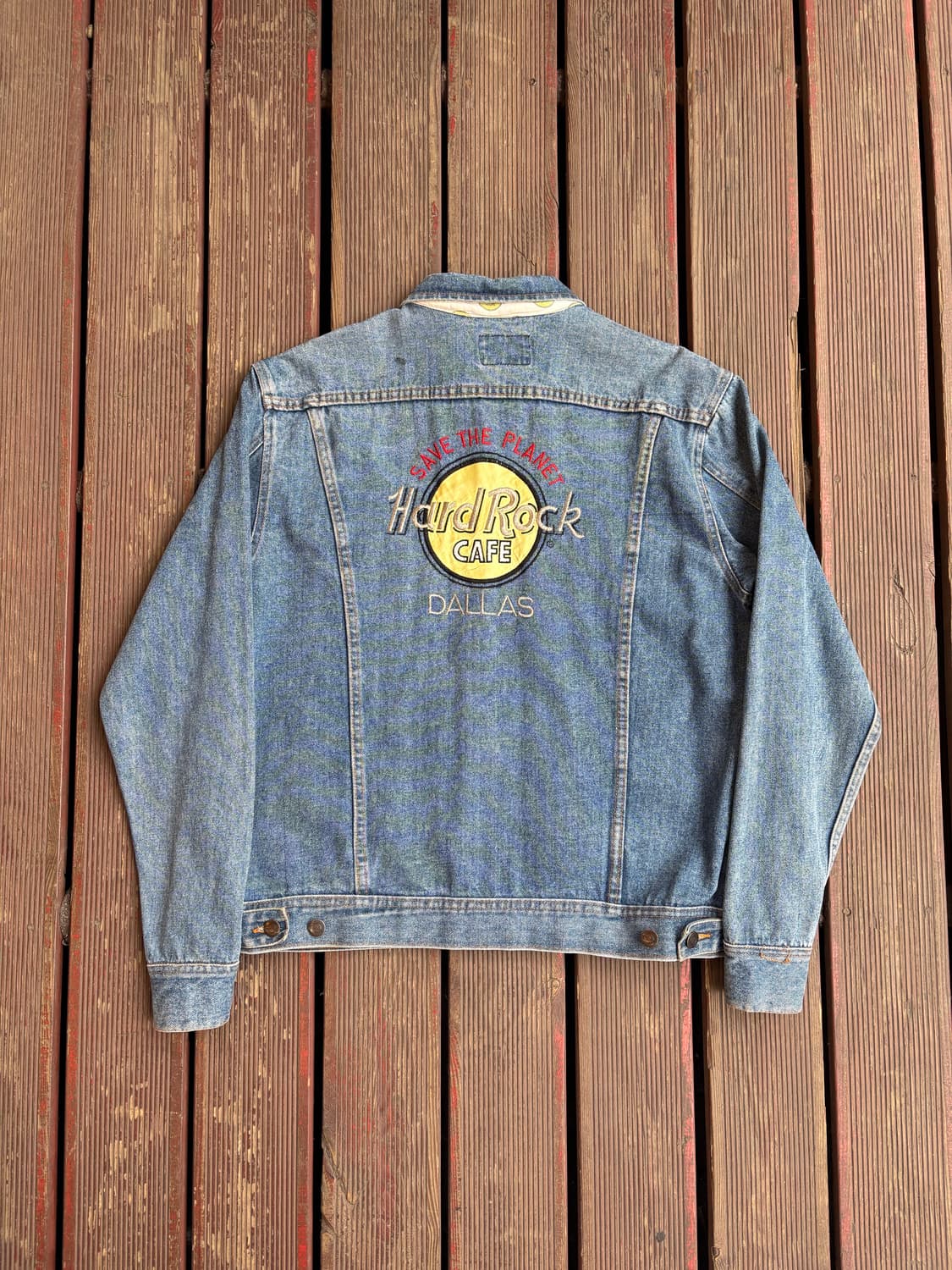 하드락 자수 데님 자켓 상품이미지2