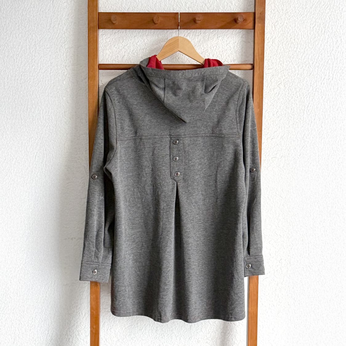 숲 도서관의 니트 후드 가디건 상품이미지8