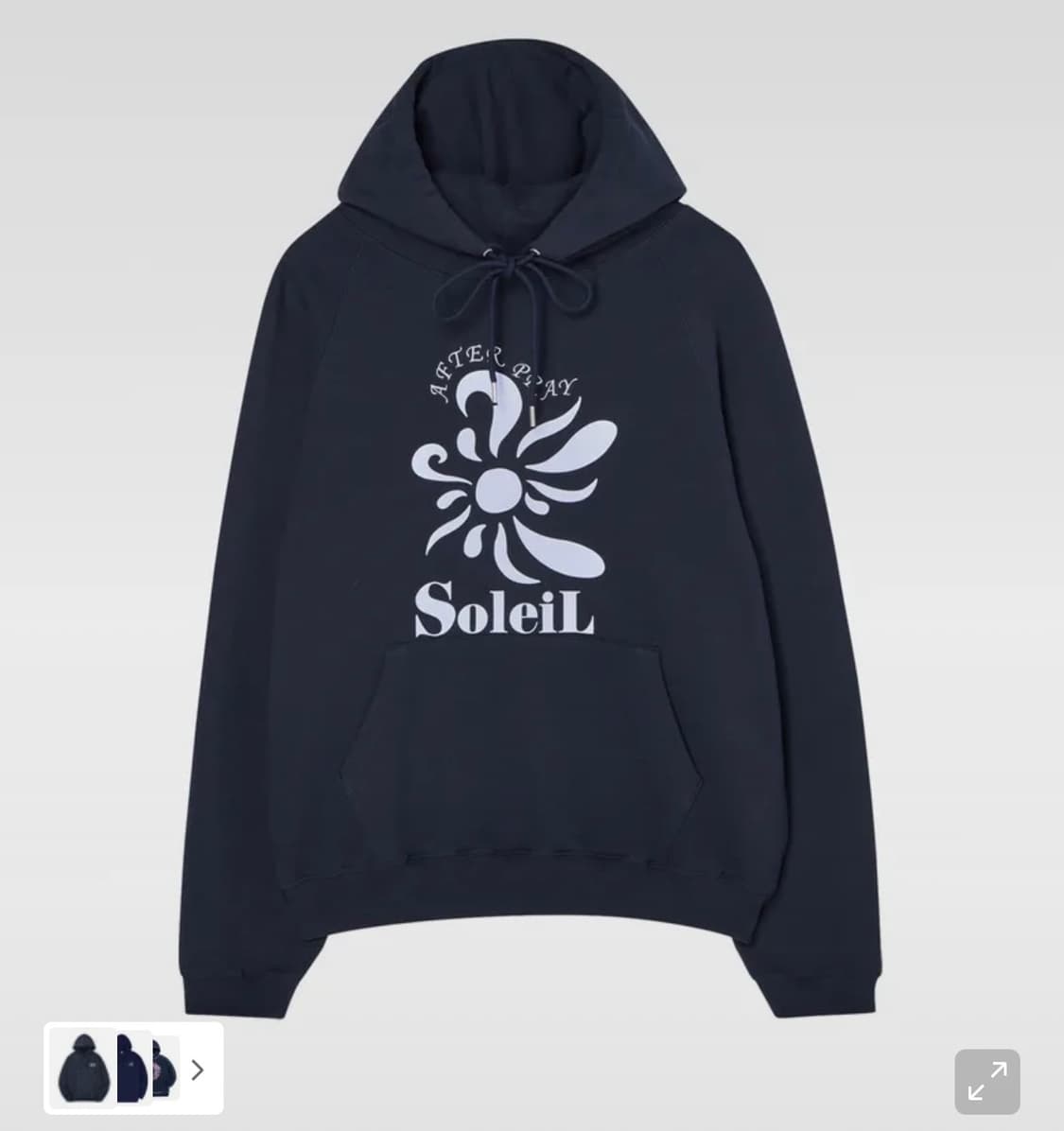 애프터프레이 솔레일 프린티드 후드티 L 상품이미지1