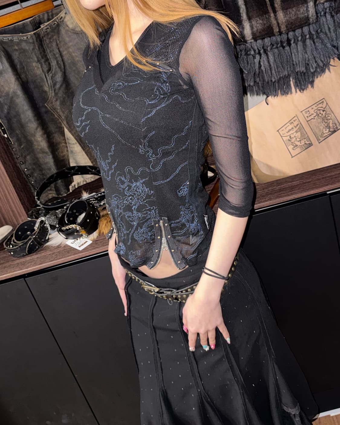 오즈크로스 글로시 탑 상품이미지2