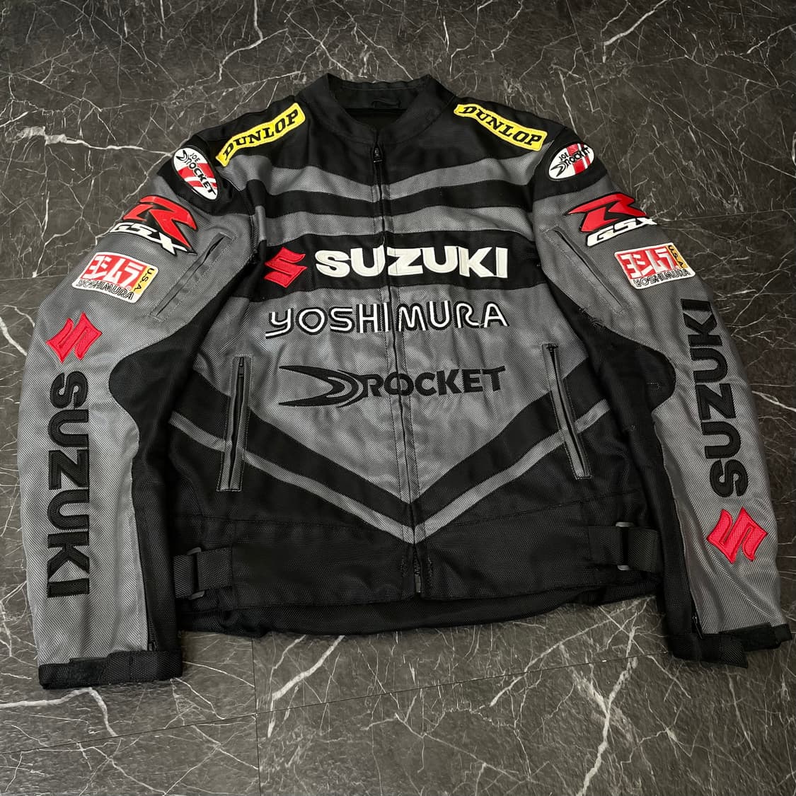 스즈키 요시무라 GSX-R 패치워크 레이싱 자켓 상품이미지1