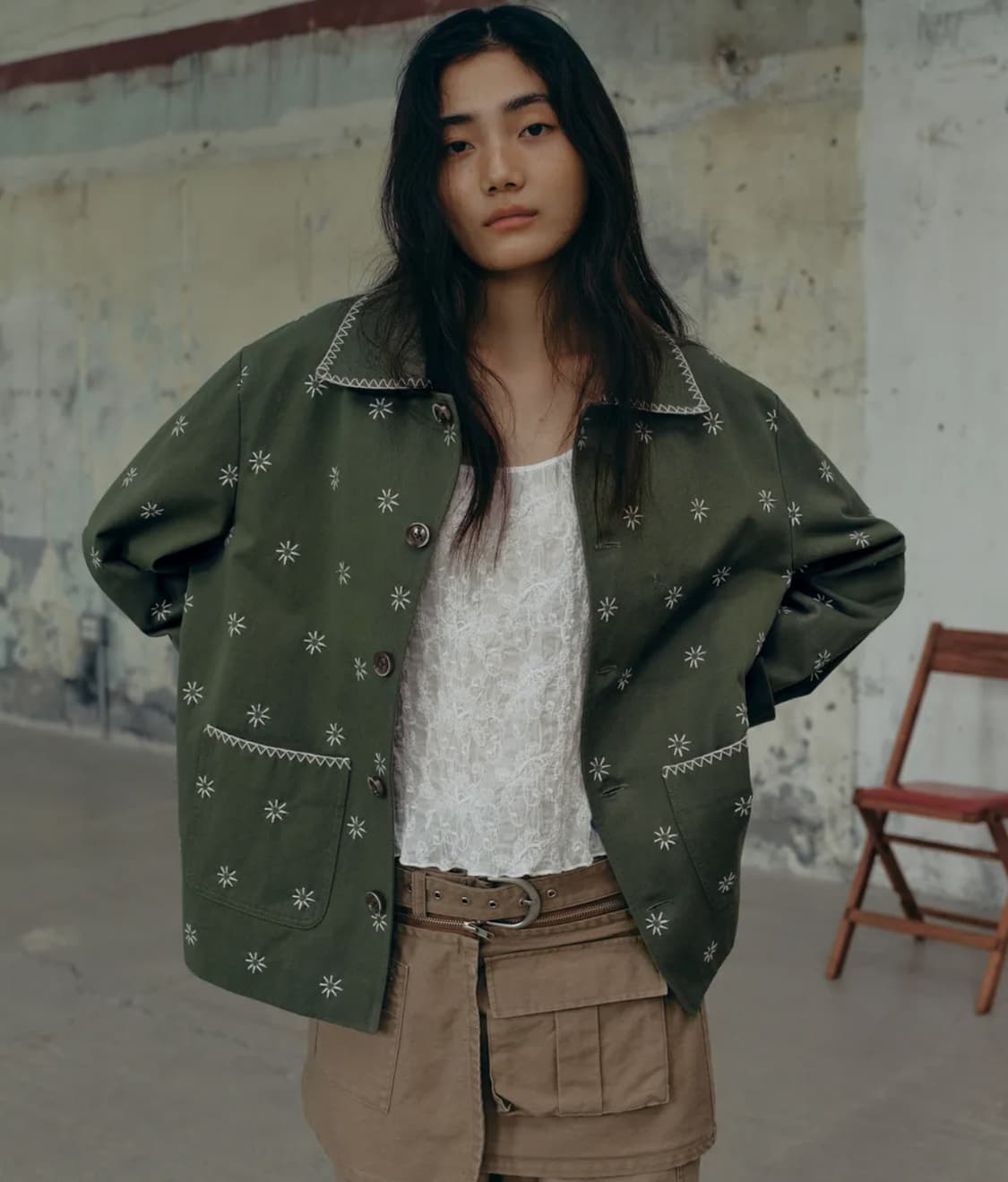 프리터 The KYOTO jacket Green 상품이미지1