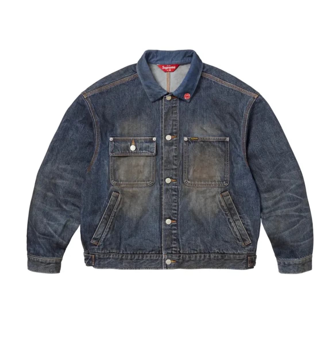슈프림 25FW 디스트레스드 데님 자켓 상품이미지1