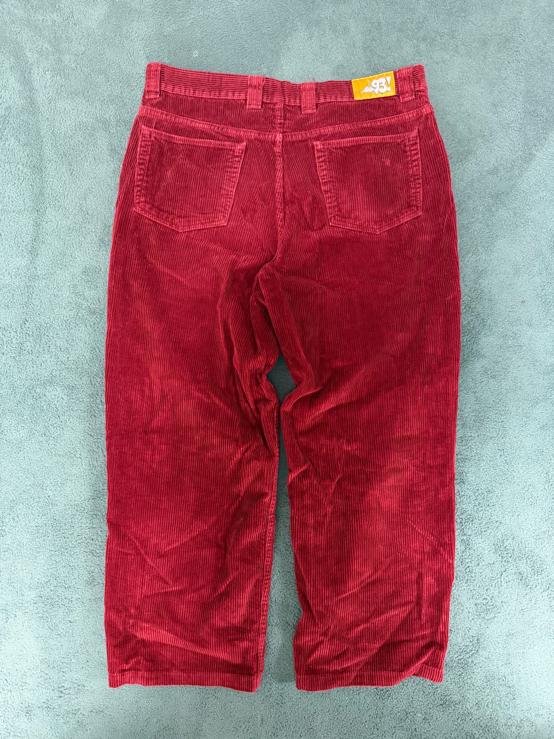 Polar Skate Co. 코듀로이 바지 와인 폴라 93데님 상품이미지2