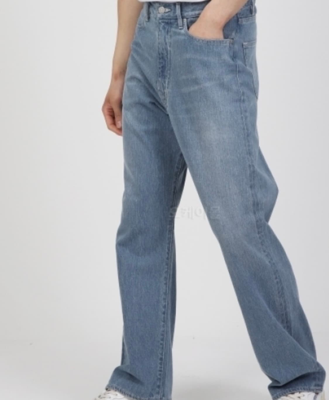 오라리 셀비지 페이디드 라이트 데님 24aw 5size 상품이미지1