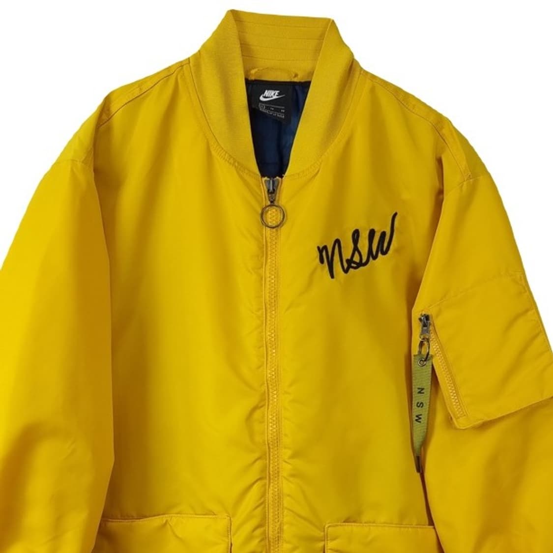 [나이키] 롱 MA1 코트 자켓 옐로우 M18255 상품이미지4