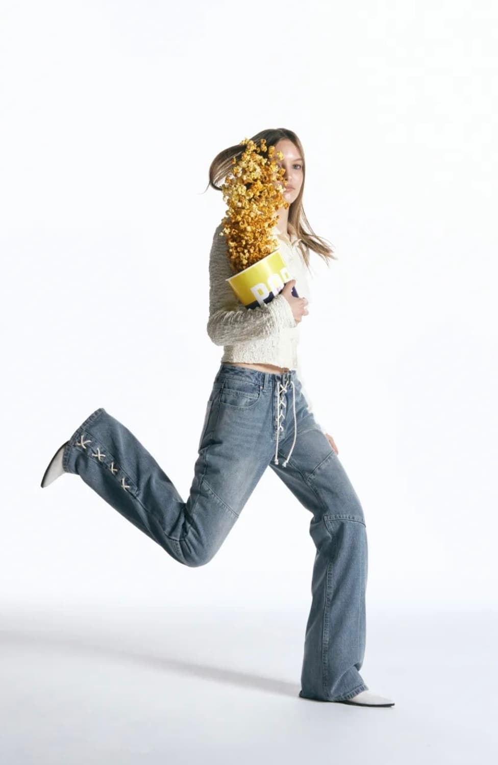 INSILENCE WOMEN 인사일런스우먼 레이스업 부츠컷 팬츠 상품이미지1