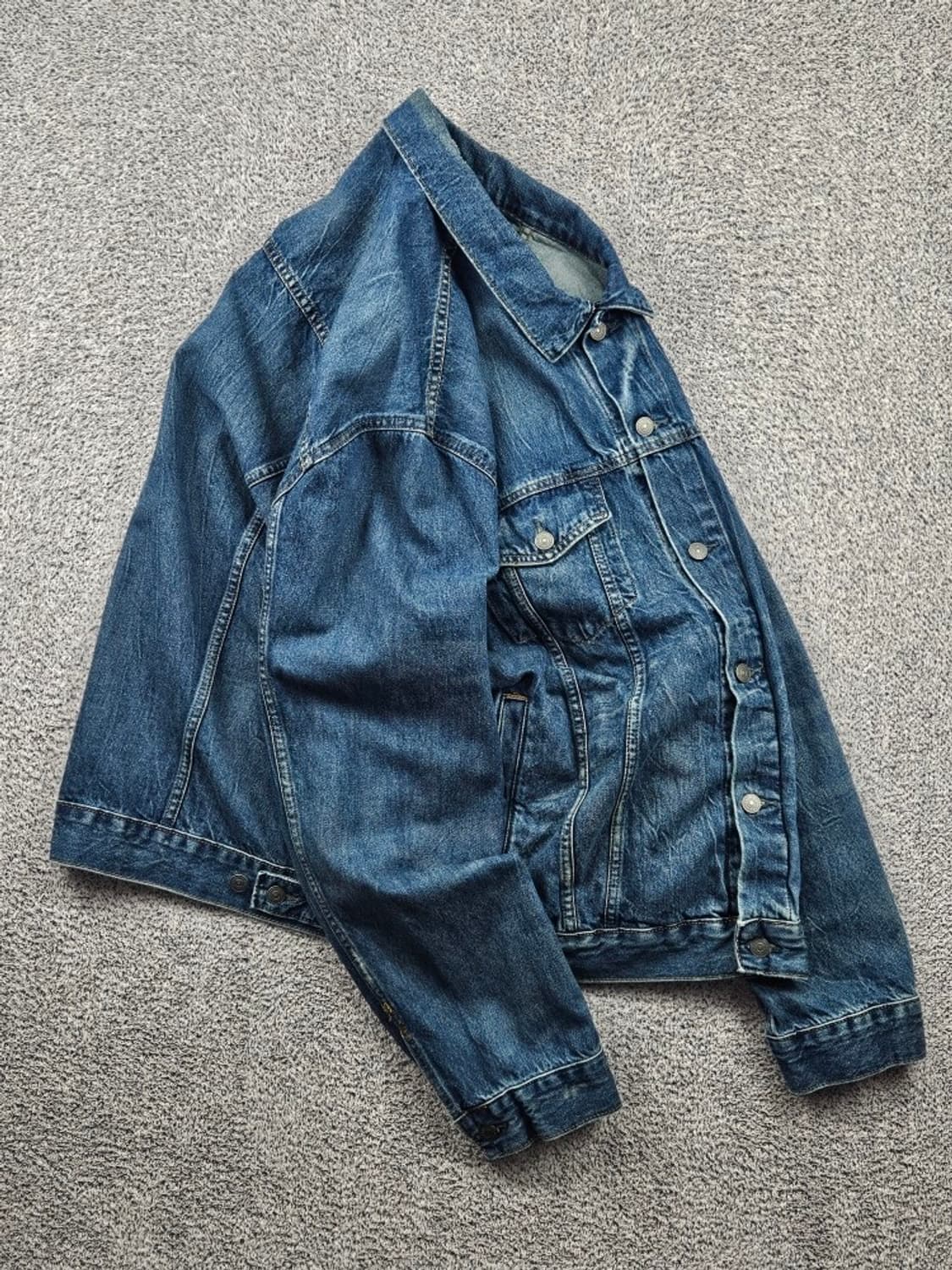 폴로 데님앤서플라이 워싱 데님 트러커 자켓 ( 3XL ) / 11667 상품이미지4