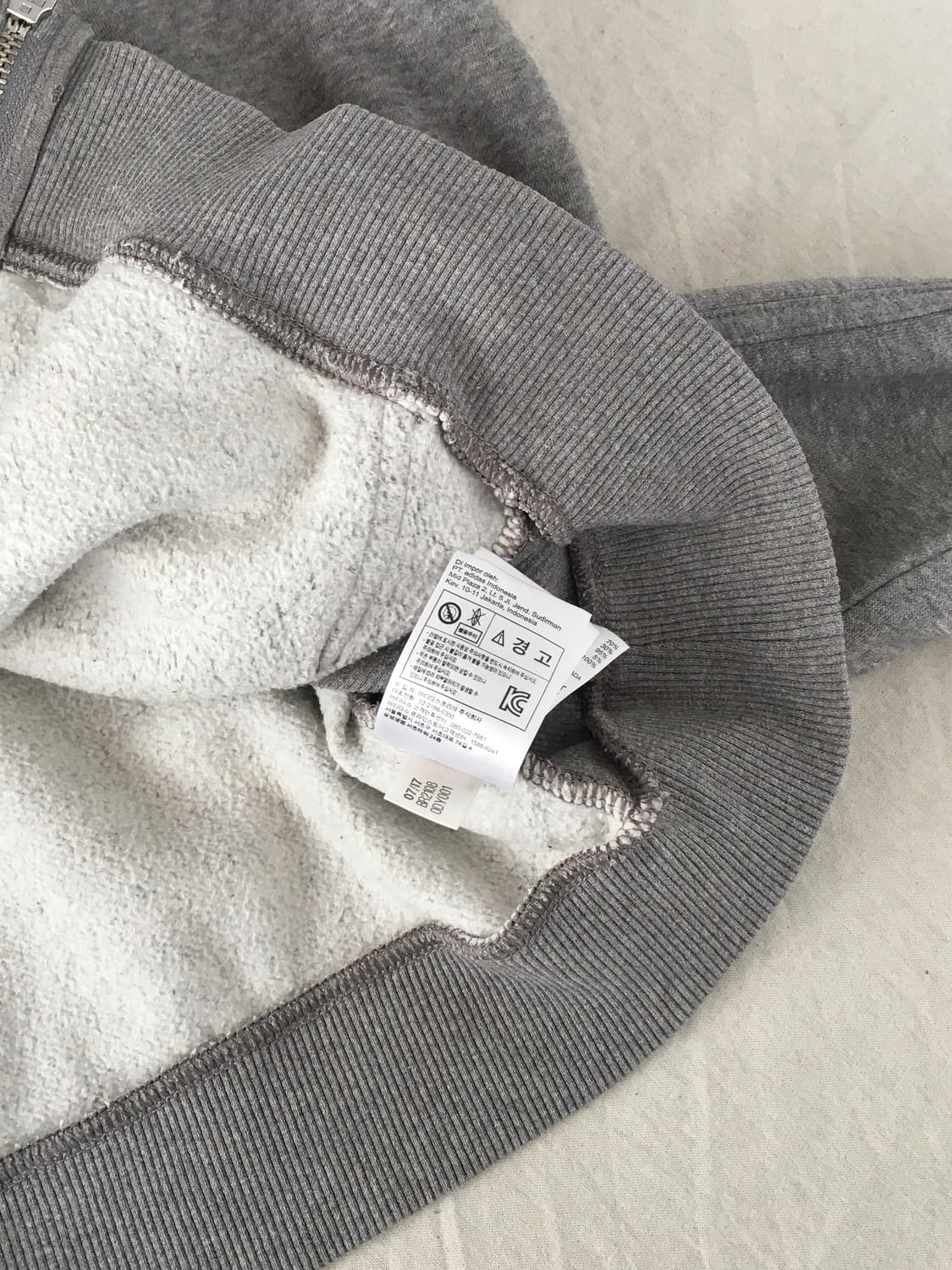 아디다스 가슴로고 후드집업 상품이미지8