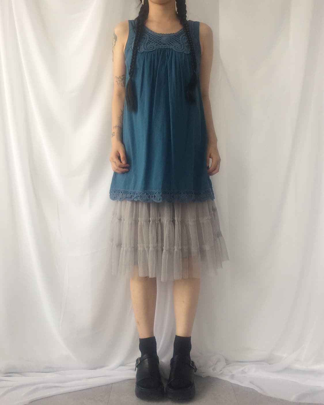 Sha layer midi skirt 상품이미지5