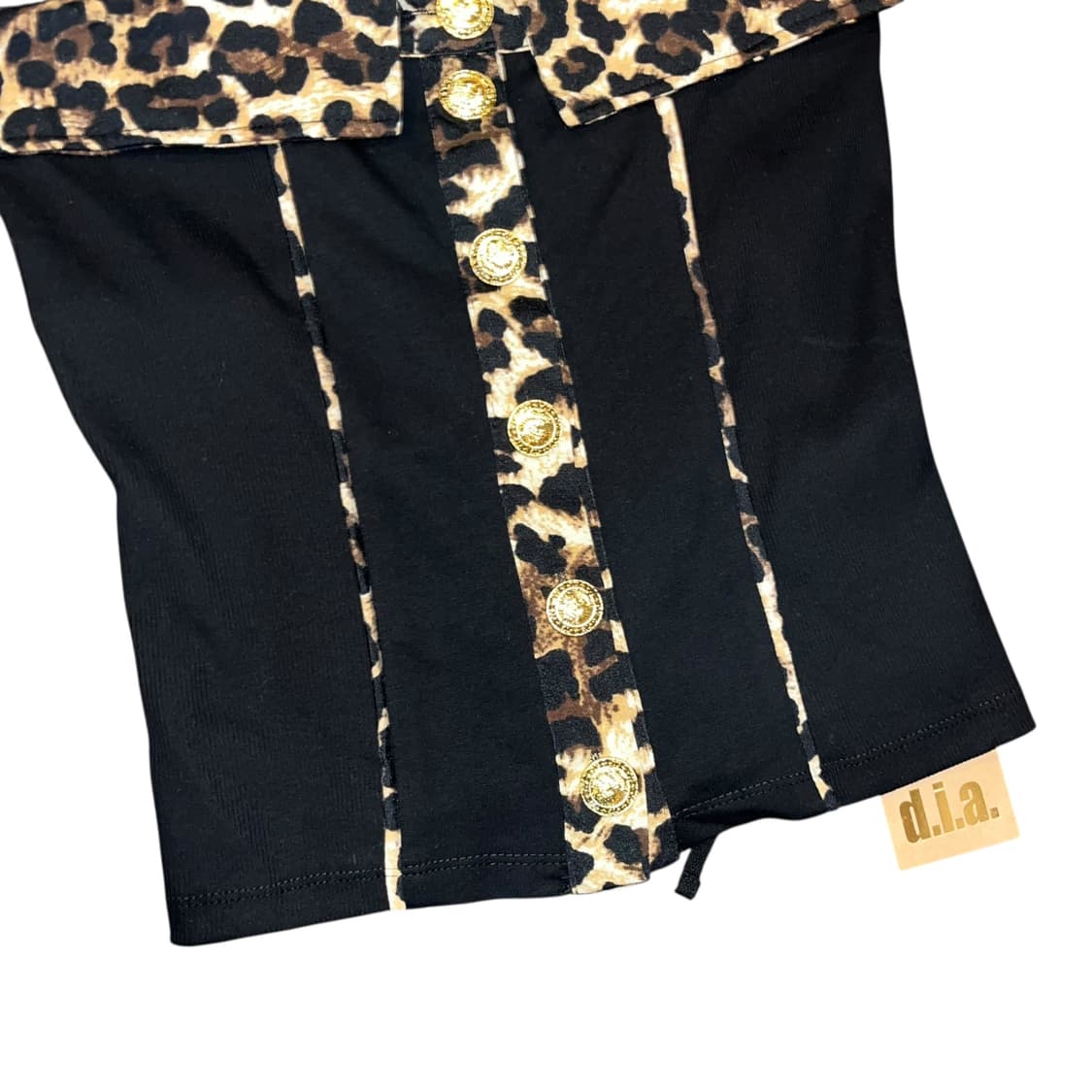 d.i.a. 다이아 호피 아일렛 후드 탑 갸루y2k 상품이미지4