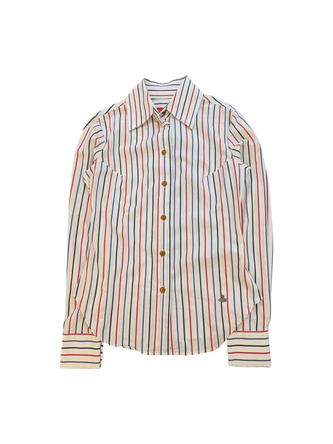 비비안 웨스트우드 레드라벨 스트라이프 셔츠 상품이미지1