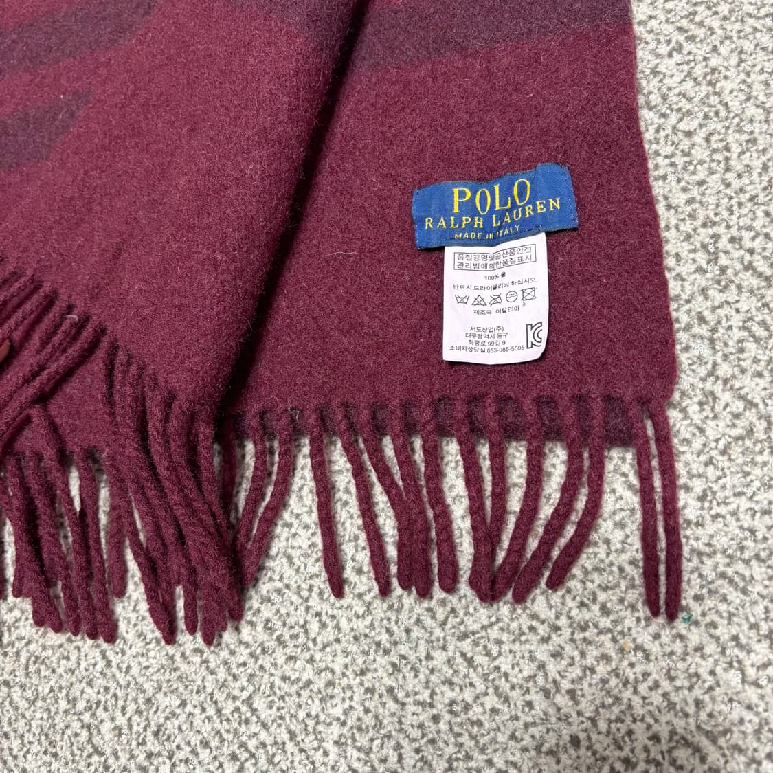 [택포,울100] 폴로 랄프로렌 이태리 머플러 목도리 [A+] 상품이미지3