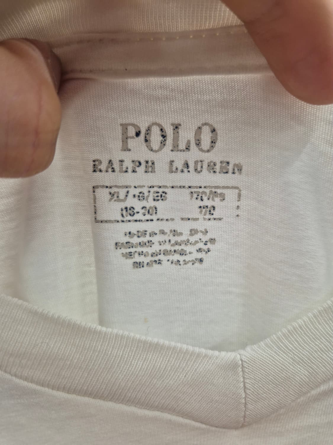 폴로 랄프로렌 브이넥 기본 티셔츠 XL 상품이미지6