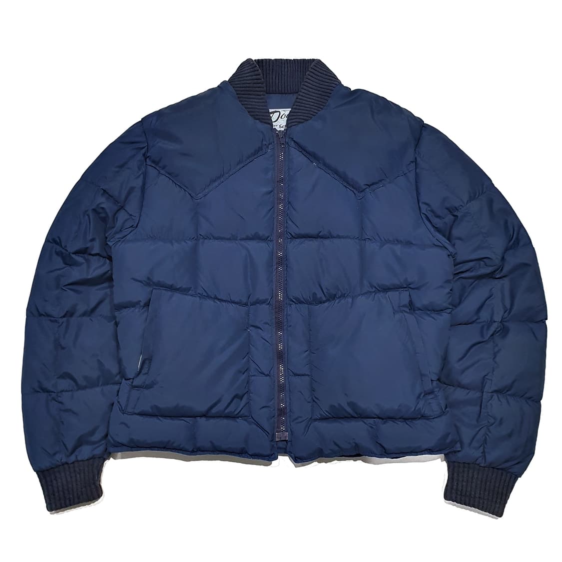 schott 웨스턴 다운 80s 숏 패딩 L (105) 스카이라이너 상품이미지1