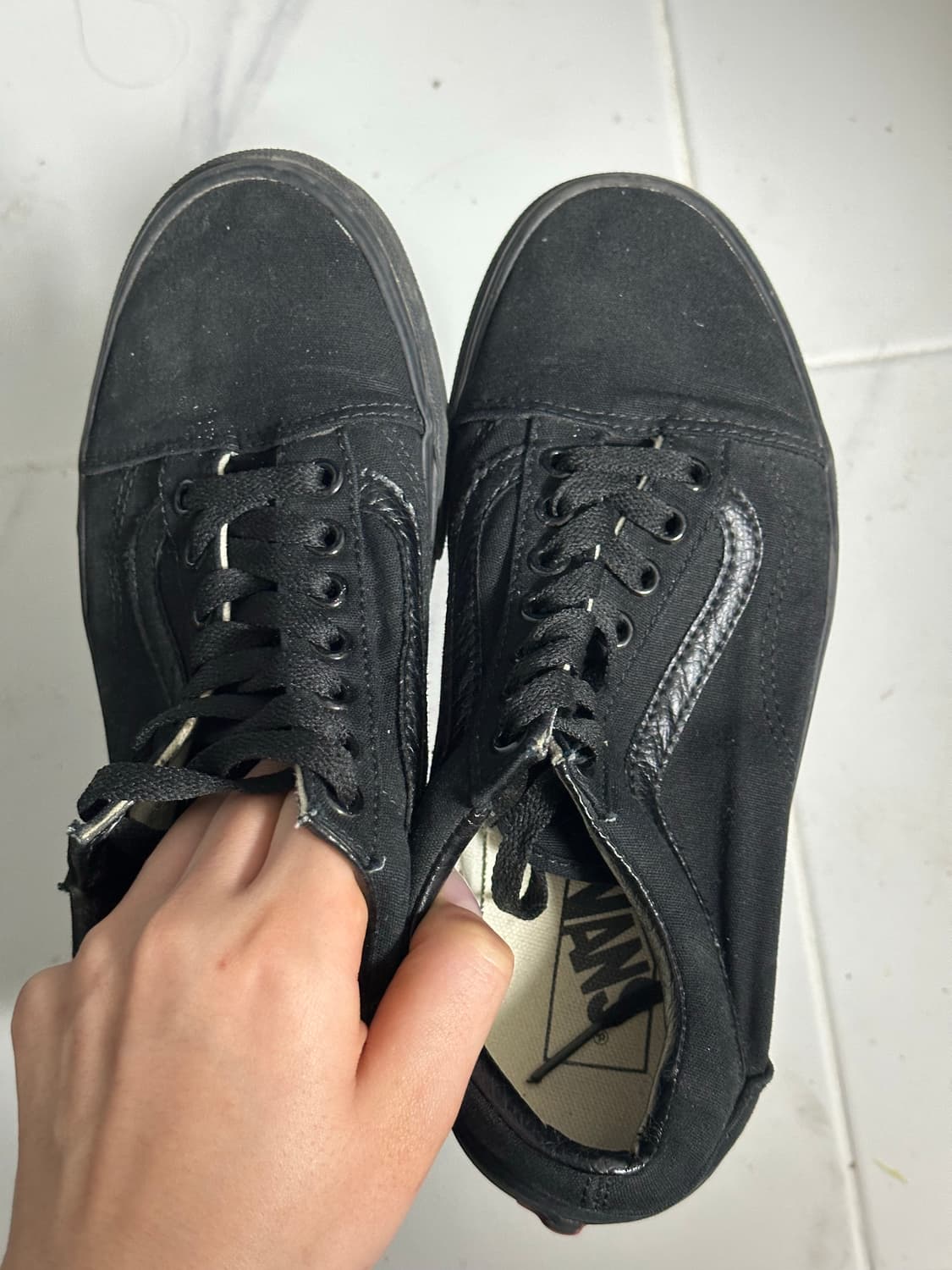 반스 올드스쿨 올블랙 상품이미지1