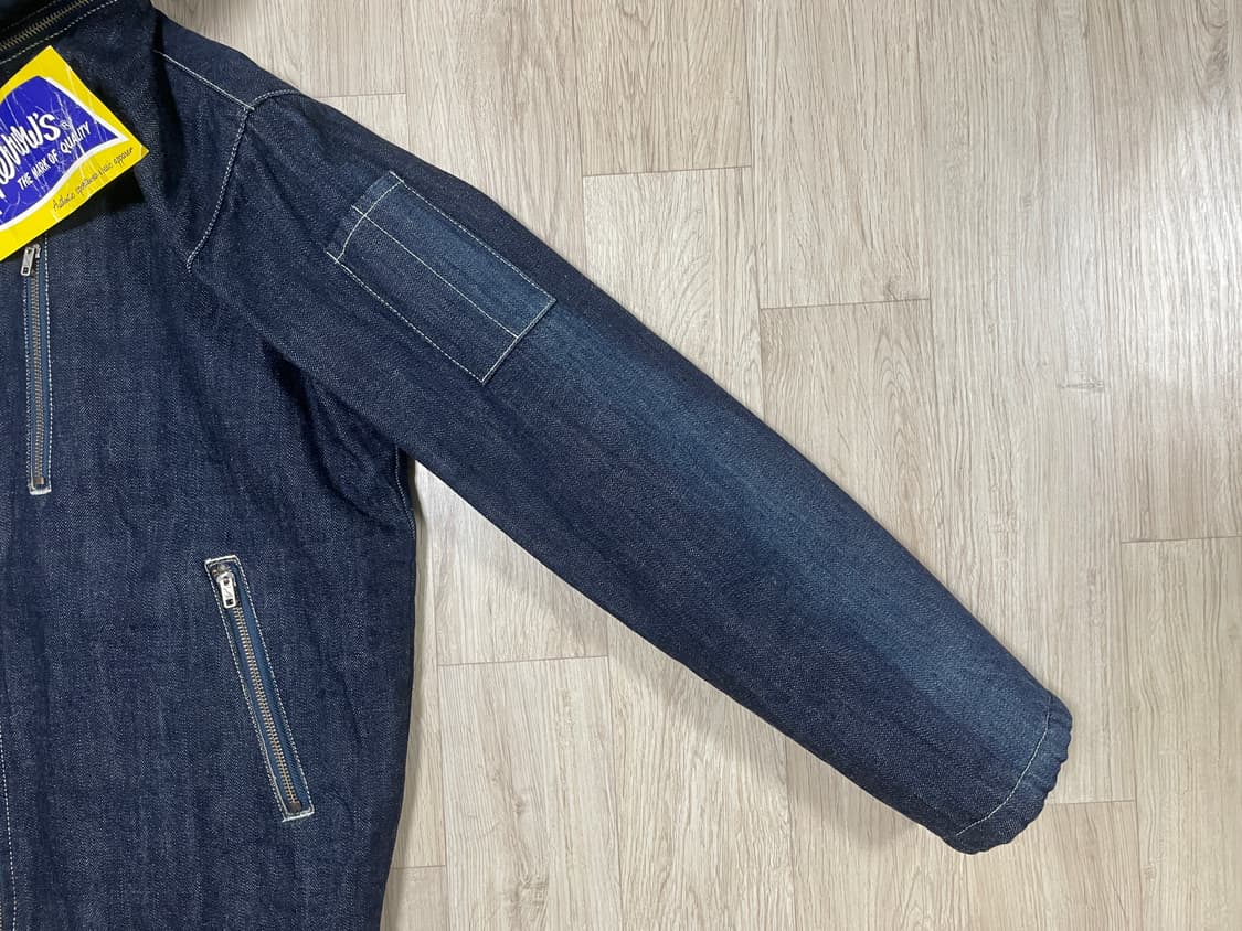 100) 페로우즈 미군 데님 양털 후드자켓(새제품)RRL&LVC&폴로 상품이미지10